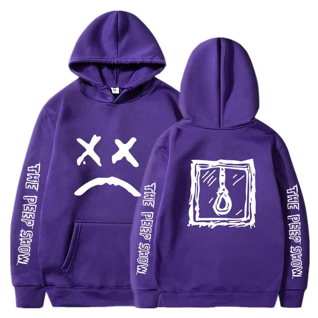 Hip Hop Lil Peep Hoodies Hell Boy Men Women Hooded Pullover Male Female Sudaderas Cry Baby Hood Hoddie Sweatshirts