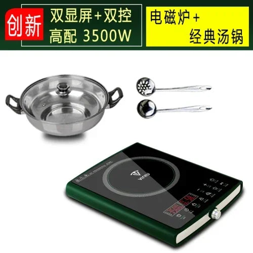 Induction Cooker Household High-power 3500W Stir Frying Timing Electromagnetic Cooker Commercial Multi-function Energy Saving