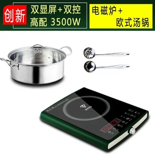 Induction Cooker Household High-power 3500W Stir Frying Timing Electromagnetic Cooker Commercial Multi-function Energy Saving