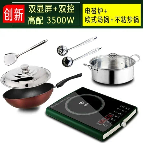 Induction Cooker Household High-power 3500W Stir Frying Timing Electromagnetic Cooker Commercial Multi-function Energy Saving