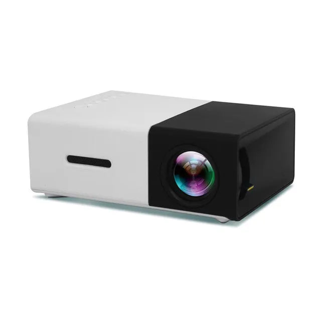 Salange YG300 Mini LED Projector Yg300 Upgraded Version 1000 Lumen 320x240P HDMI-compatible USB Audio Home Media Player Beamer