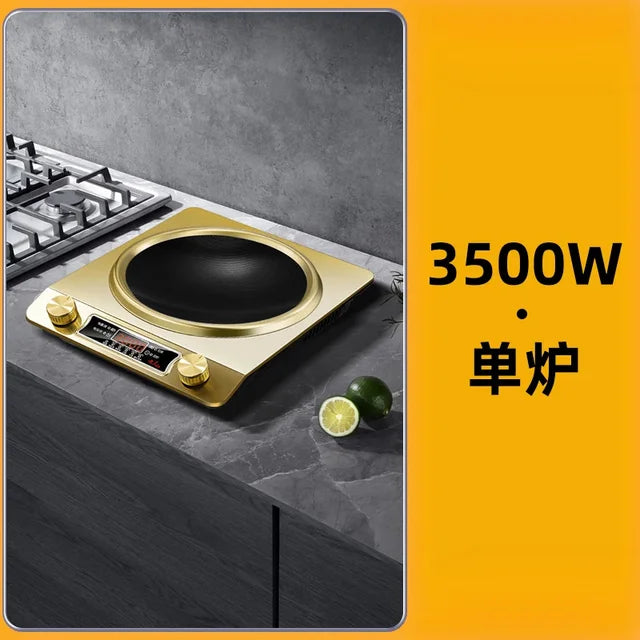 Concave Induction Cooker Household Smart New High Power 3500w Stir Fry 220V Cooker Household Induction cooking waterproof