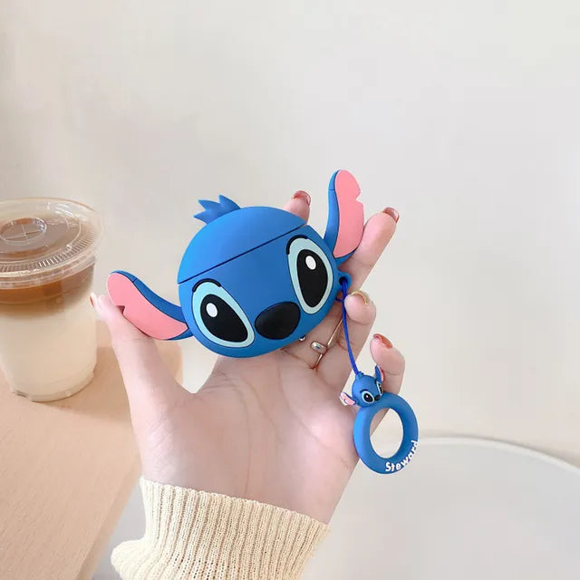 Cover for Apple AirPods 1 2 3 3rd Case for AirPods Pro Case Cute Cartoon Yoda Mickey Stitch Spiderman Earphone Case Accessories