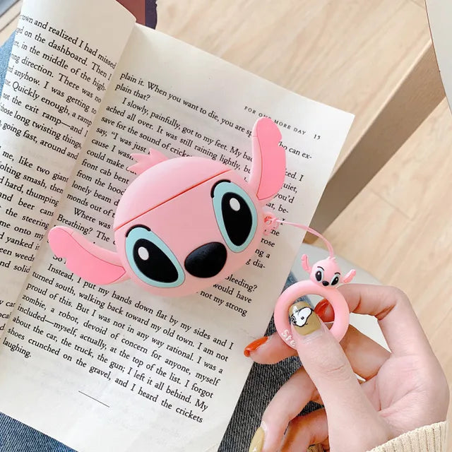 Cover for Apple AirPods 1 2 3 3rd Case for AirPods Pro Case Cute Cartoon Yoda Mickey Stitch Spiderman Earphone Case Accessories