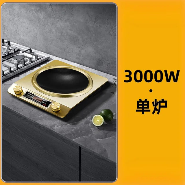 Concave Induction Cooker Household Smart New High Power 3500w Stir Fry 220V Cooker Household Induction cooking waterproof