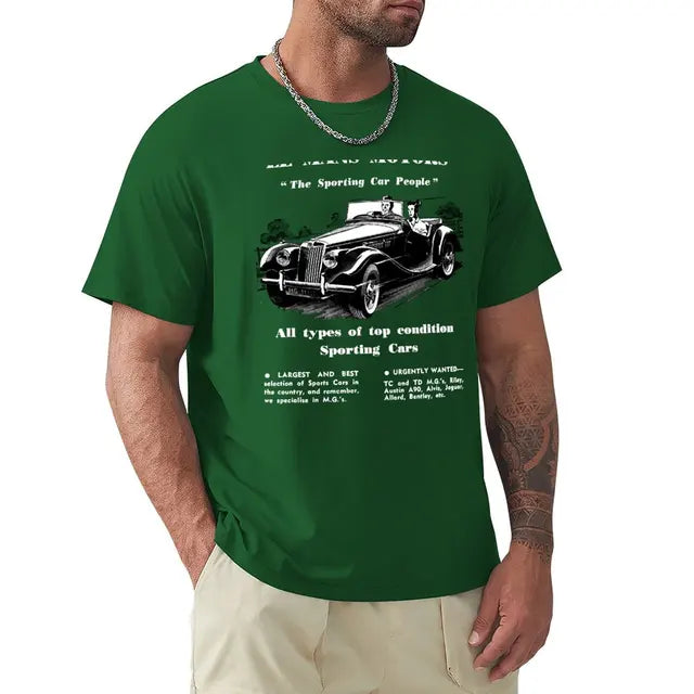 MG TF T-Shirt graphic t shirts Short sleeve T-shirt short cute clothes mens T-Shirts big and tall