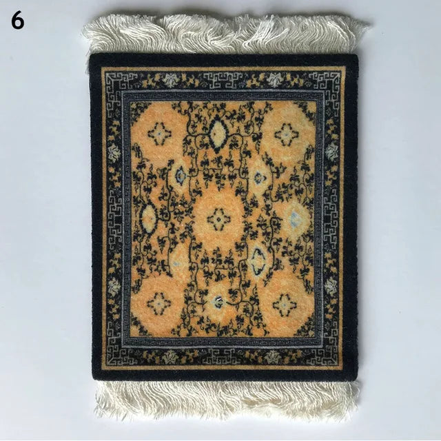 Handmade Bohemian Tassel Table Mat INS Persian Retro Non Slip Dining Table Mat Kitchen Accessories Decoration Home Pad Coaster