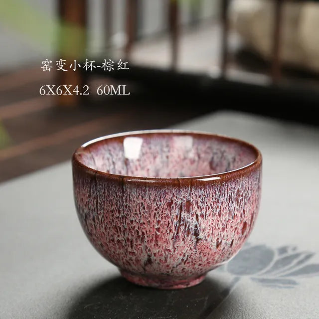 JIA-GUI LUO Ceramic teacup 60ML chinese style tea cup tea set kitchen dining bar small business supplies porcelain I020