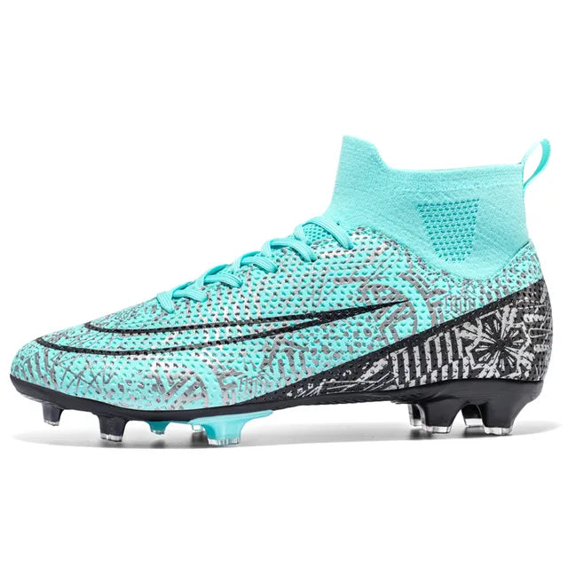 2023 Hot-Selling Football Boots Men's Soccer Cleats TF/FG Kids Wear-Resistant Training Shoes Outdoor Non-Slip Sneakers Size34-46