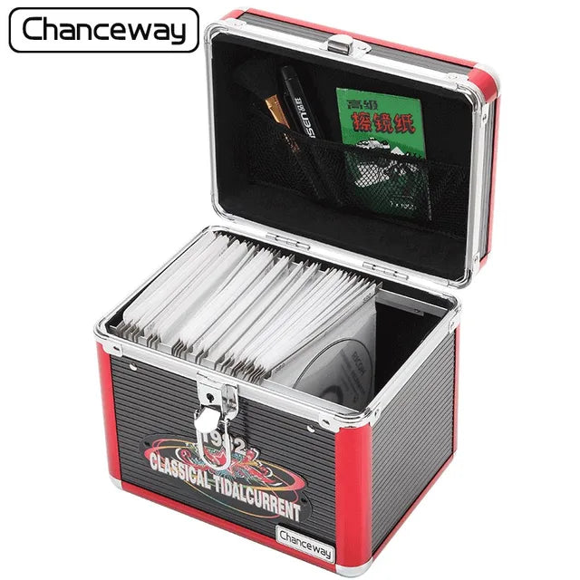 510-piece CD Storage Boxs Dvd Disc Vinyl Record Storage Ps4 Game Music Disc Cd Case Toolbox Save Space Organization convenient