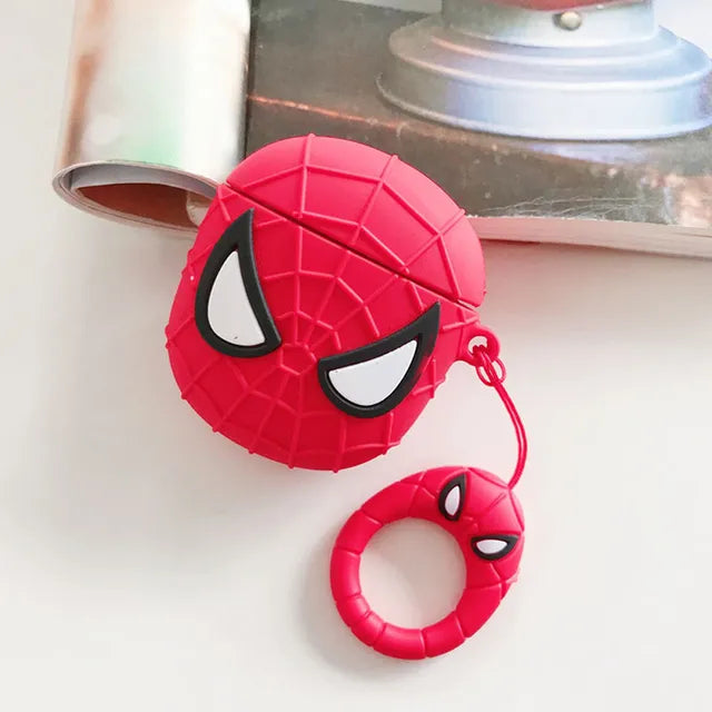 Cover for Apple AirPods 1 2 3 3rd Case for AirPods Pro Case Cute Cartoon Yoda Mickey Stitch Spiderman Earphone Case Accessories