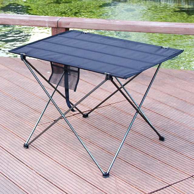 Ultralight Portable Folding Camping Table Compact Roll Up Tables with Carrying Bag for Outdoor Camping Hiking Picnic