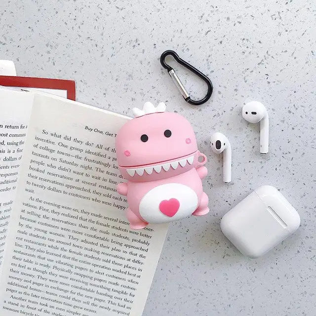 Capybara Honeybee Cute Cartoon Silicone Case For Apple Airpods 3 2 1 Pro 2 With Keychain Case Wireless Charging Soft Cover Box