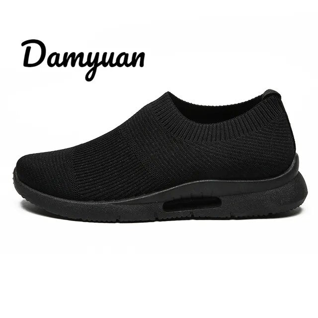 New Men's Shoes Sneakers Flats Sport Footwear Men Women Couple Shoes New Fashion Lovers Shoes Casual Lightweight Shoes Plus Size