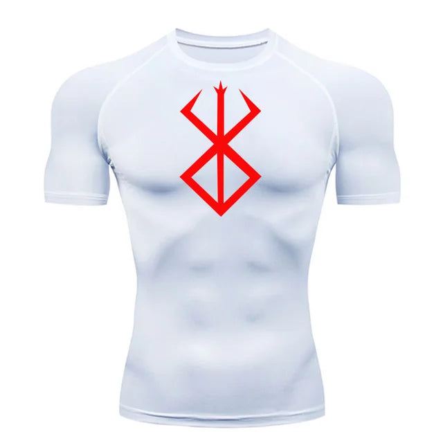 Summer Running T-Shirt Compression Short Sleeve Shirt Sportswear Men's Fitness MMA rashgarda Long Sleeves Base layer Second Skin