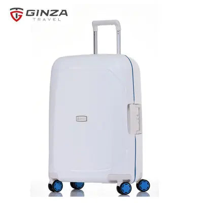 Luxury 100% PP Anti-scraping Rolling Luggage Spinner Ultra Light Travel Suitcase Hardside Luggage 20