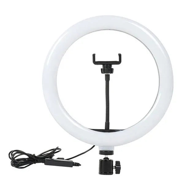 10inch Selfie Ring Light, Photography Fill Light Led Ring Lamp Ringlight for Video Recording Live Broadcast Selfie Led Lamp