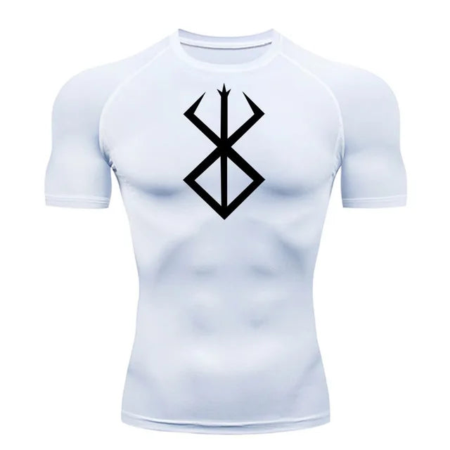 Summer Running T-Shirt Compression Short Sleeve Shirt Sportswear Men's Fitness MMA rashgarda Long Sleeves Base layer Second Skin