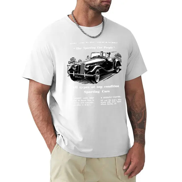 MG TF T-Shirt graphic t shirts Short sleeve T-shirt short cute clothes mens T-Shirts big and tall