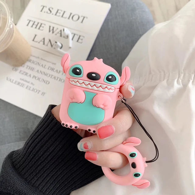 Cover for Apple AirPods 1 2 3 3rd Case for AirPods Pro Case Cute Cartoon Yoda Mickey Stitch Spiderman Earphone Case Accessories