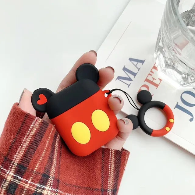 Cover for Apple AirPods 1 2 3 3rd Case for AirPods Pro Case Cute Cartoon Yoda Mickey Stitch Spiderman Earphone Case Accessories