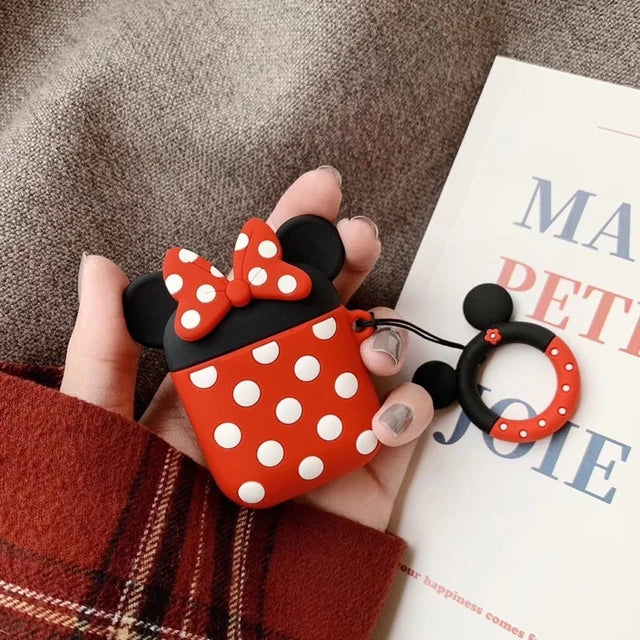 Cover for Apple AirPods 1 2 3 3rd Case for AirPods Pro Case Cute Cartoon Yoda Mickey Stitch Spiderman Earphone Case Accessories