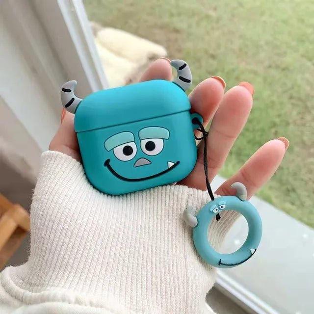 Cover for Apple AirPods 1 2 3 3rd Case for AirPods Pro Case Cute Cartoon Yoda Mickey Stitch Spiderman Earphone Case Accessories