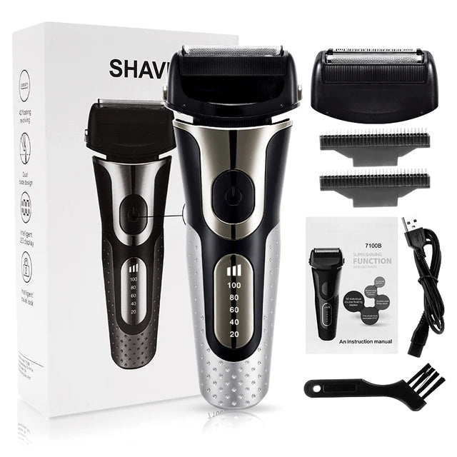 SMOOCUT Reciprocating Electric Shaver for Men With Sideburns Knife USB Charging Beard Trimmer Shaving Men Shaver Trimmer for Men