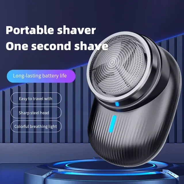 Xiaomi Youpin Electric Shaver Mini Pocket Rechargeable Portable Painless Cordless Trimmer Knife Face Beard Razor Size Washable