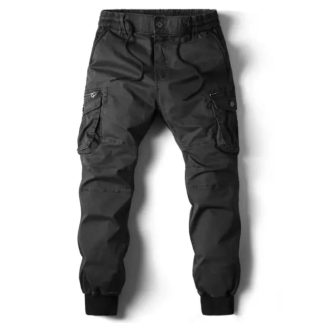 Plus Size Cargo Pants Men Jogging Casual Pants Cotton Full Length Military Streetwear Mens Work Tactical Tracksuit Trousers