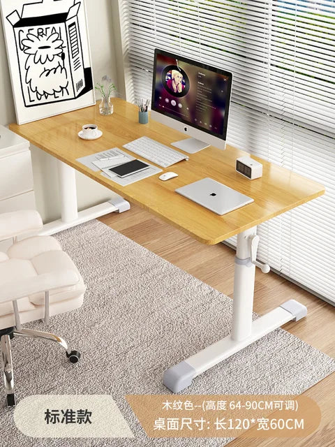 Increase Table Office Desk Computer Study Home Simplicity Office Desk Adjustable Workbench Escritorio Ordenador Furniture QF50OD