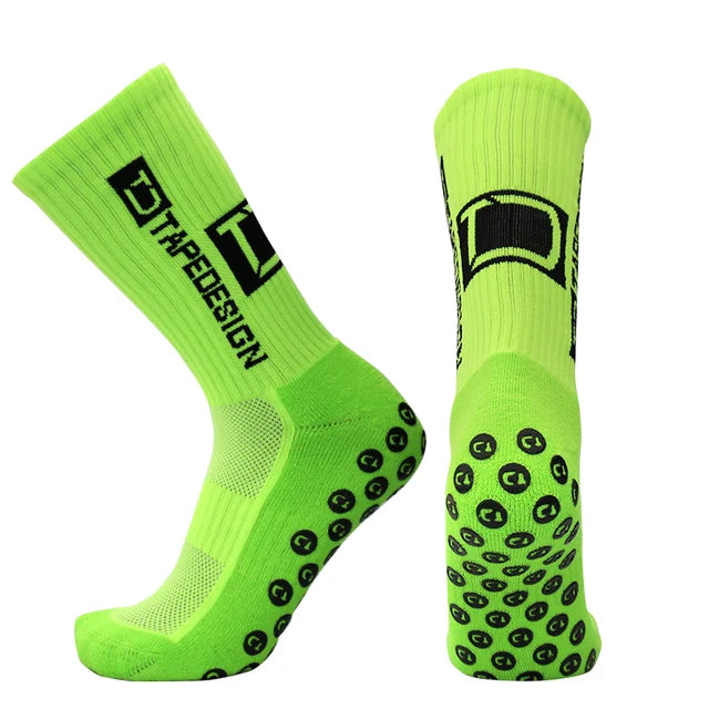 Anti-slip Football NEW TD Socks Men Women Non-slip Soccer Basketball Tennis Sport Socks Grip Cycling Riding Socks 39-45 futbol