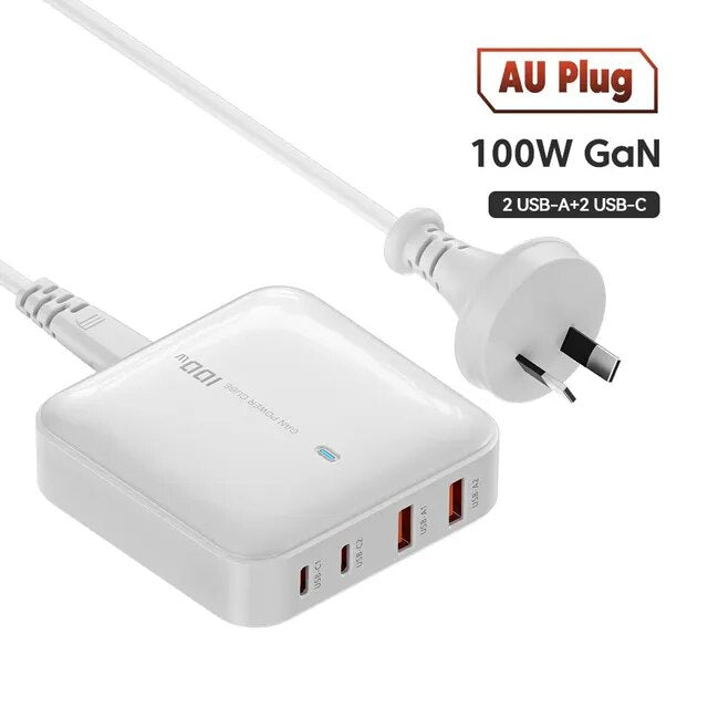 Toocki GaN 100W PD 3.0 Fast Charging USB C Charger For Macbook iPad Pro Tablet Type C Charger For iPhone 15 14 Samsung Xiaomi