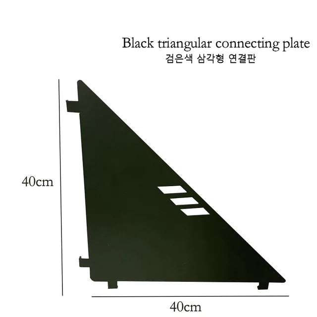 Camping Table Aluminum Alloy Folding Table With Carrying Bag Lightweight Outdoor Desk Picnic Blackened Tactical IGT Table New