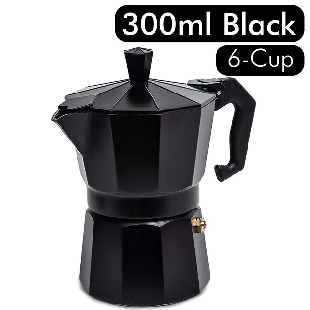 Aluminum Moka Pot Espresso Pot Classic Espresso Machine Hand Brewing Electric Brewing Home Party Outdoor Travel Coffee Supplies