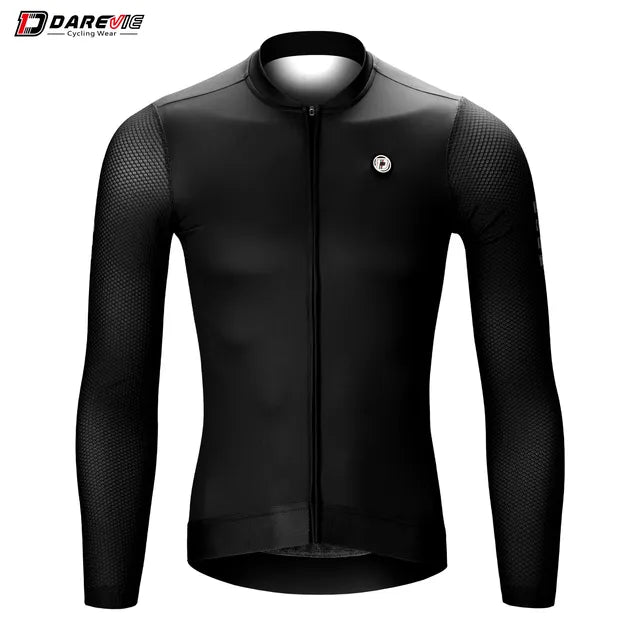 DAREVIE Cycling Jersey Long Sleeve SummerSPF 50+ 2023 New Fashion Aero Long Sleeves Cycling Jersey Men Women Breathable Cool Dry