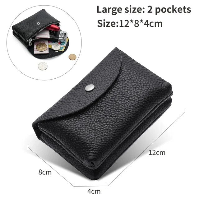 Women Small Purses Female Short Coin Wallets Pouch Handbag for Girls Card Holder Card Keys Money Bag Carteras Para Mujeres