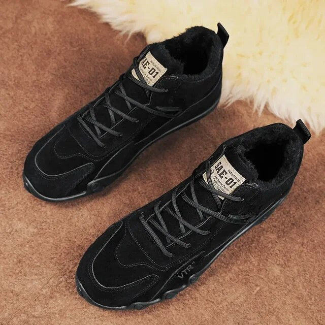 Men's Shoes Casual Shoes Ankle Boots Designer Fashion Loafers Lace Up Shoes Men Boots Men Sneakers Non-slip New Tenis Masculinos