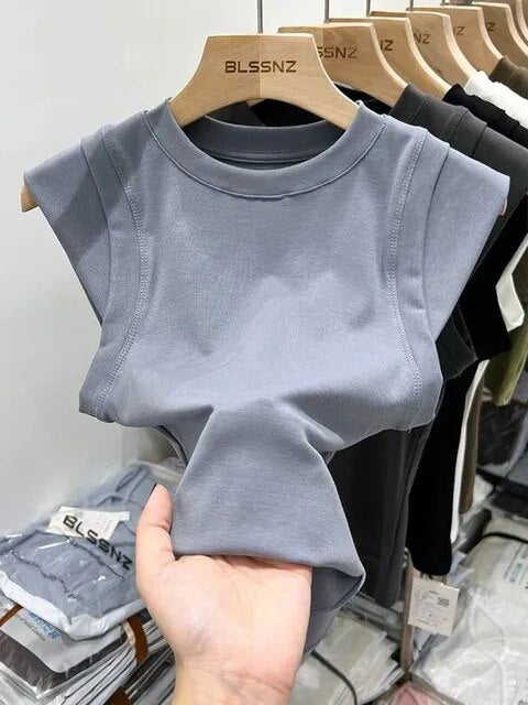 Summer Women T Shirt Girls T-Shirt Woman Clothes Tops Cotton Slim Tshirt Female Long Sleeve Crop Top Spring Tee Sexy Canale Y2k