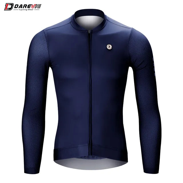 DAREVIE Cycling Jersey Long Sleeve SummerSPF 50+ 2023 New Fashion Aero Long Sleeves Cycling Jersey Men Women Breathable Cool Dry