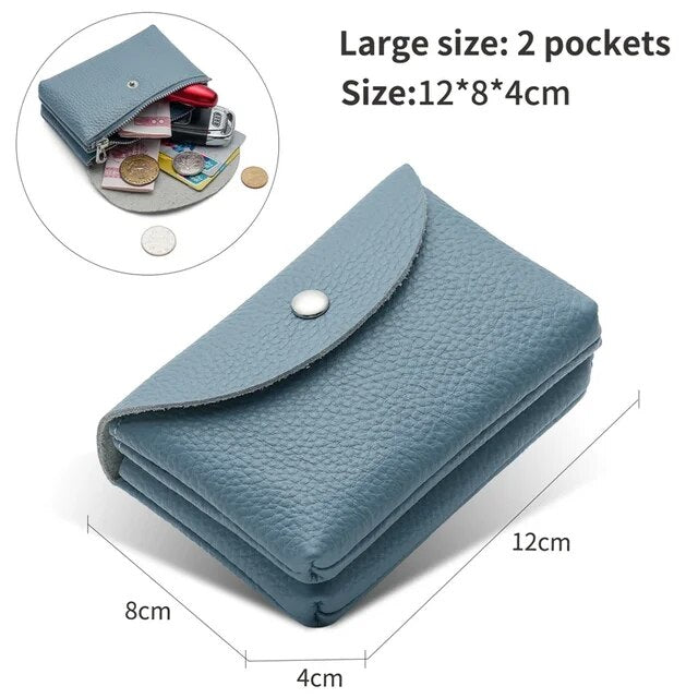 Women Small Purses Female Short Coin Wallets Pouch Handbag for Girls Card Holder Card Keys Money Bag Carteras Para Mujeres