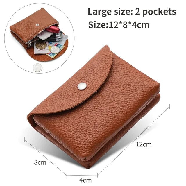 Women Small Purses Female Short Coin Wallets Pouch Handbag for Girls Card Holder Card Keys Money Bag Carteras Para Mujeres