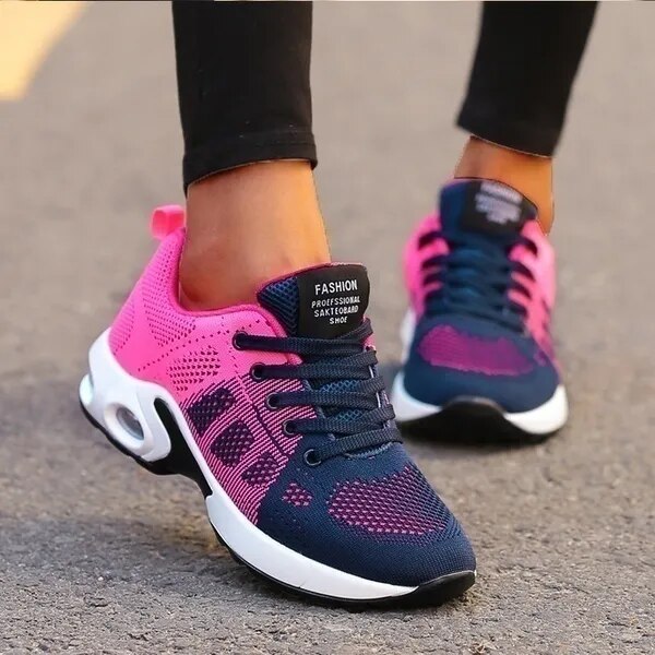 Women Running Shoes Breathable Casual Shoes Outdoor Light Weight White Tenis Sports Shoes Casual Walking Sneakers for Wamen