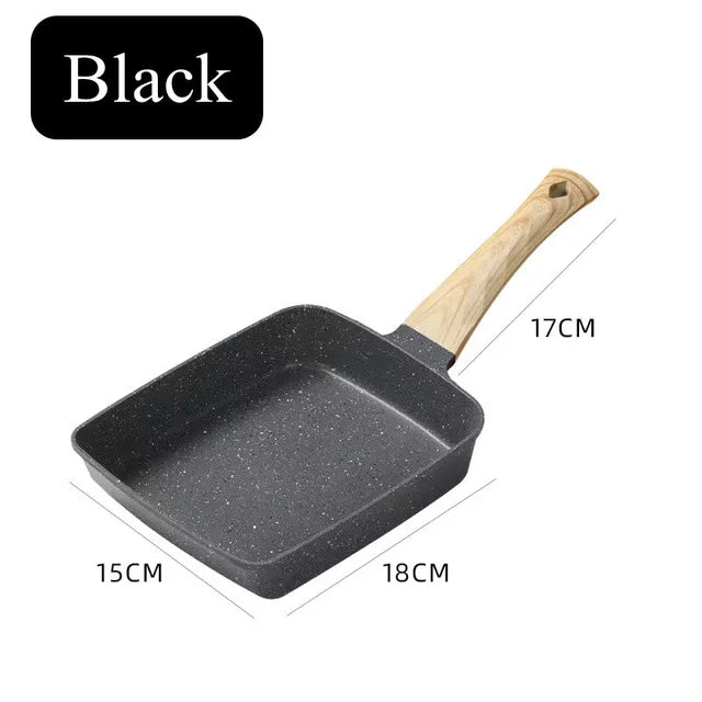 Non-Stick Wave Bottom Tamagoyaki Omelette Saucepan Egg Roll Pancake Frying Pan Cooking Pots Kitchenware Kitchen Cookware Tools