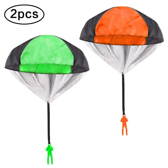 1/2/3pcs Hand Throwing Parachute Flying Toys for Children Educational Outdoor Games Sports Entertainment Sensory Play