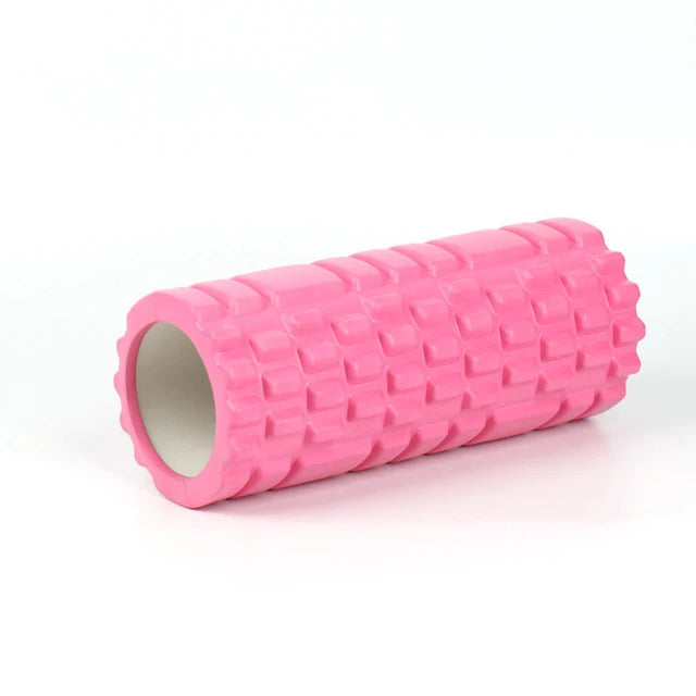 26/33cm Yoga Column Foam Fitness Pilates Back Muscle Massage Roller Gym Home Myofascial Release The Grid Body Relaxation