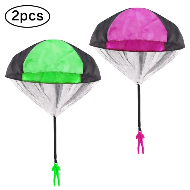 1/2/3pcs Hand Throwing Parachute Flying Toys for Children Educational Outdoor Games Sports Entertainment Sensory Play