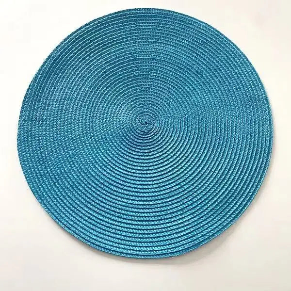 4pcs PP Dining Table Mat Woven Placemat Pad Heat Resistant Bowls Coffee Cups Coaster Tableware Mat For Home Kitchen Party Supply