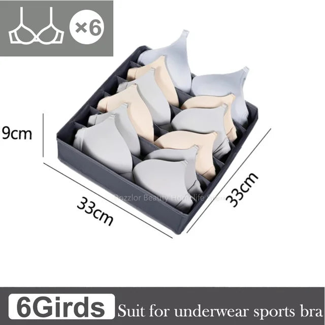 Cabinet Underwear Organizer Drawer Clothes Organizer Boxes Closet Organizer For Underwear Bra Socks Underpants Storage Organizer