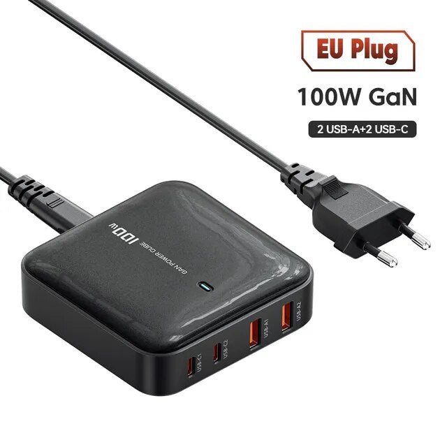 Toocki GaN 100W PD 3.0 Fast Charging USB C Charger For Macbook iPad Pro Tablet Type C Charger For iPhone 15 14 Samsung Xiaomi